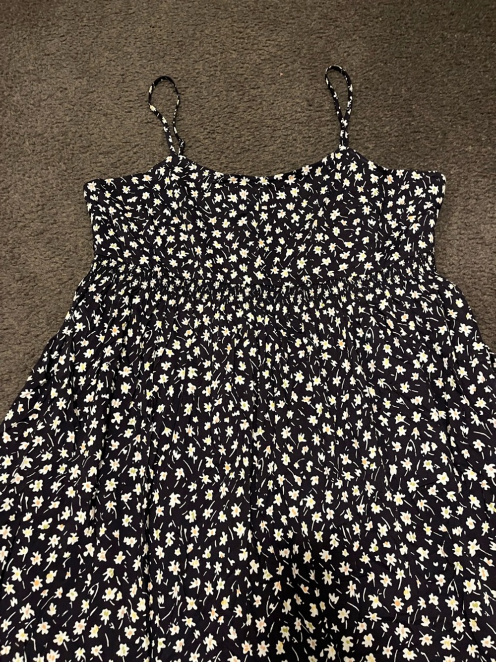 Madewell Cami Smock Waist Tiered Floral Midi Dress NWT - Picture 7 of 7